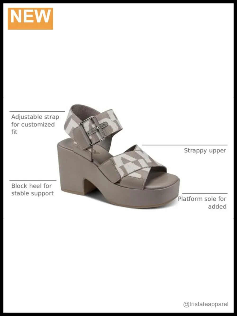 N/A strappy platform